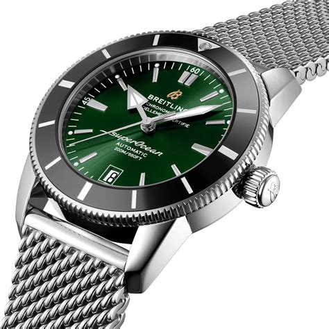 Breitling Superocean Heritage 42 Green Bezel Aut 